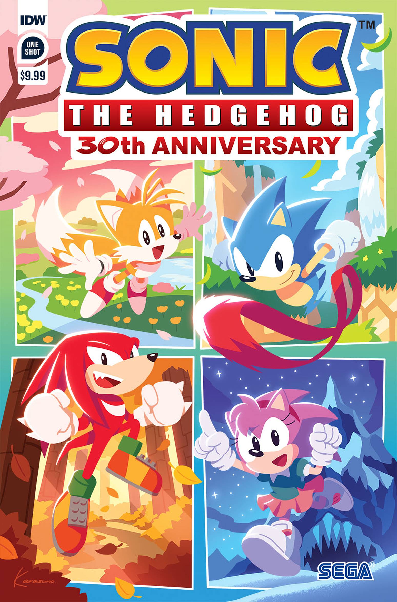 SONIC THE HEDGEHOG 30TH ANNIV SPEC CVR A SONIC TEAM